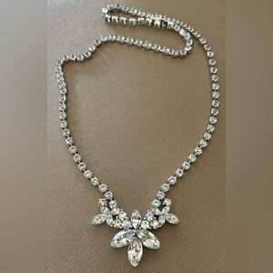 MONET Crystal Collar Statement Necklace